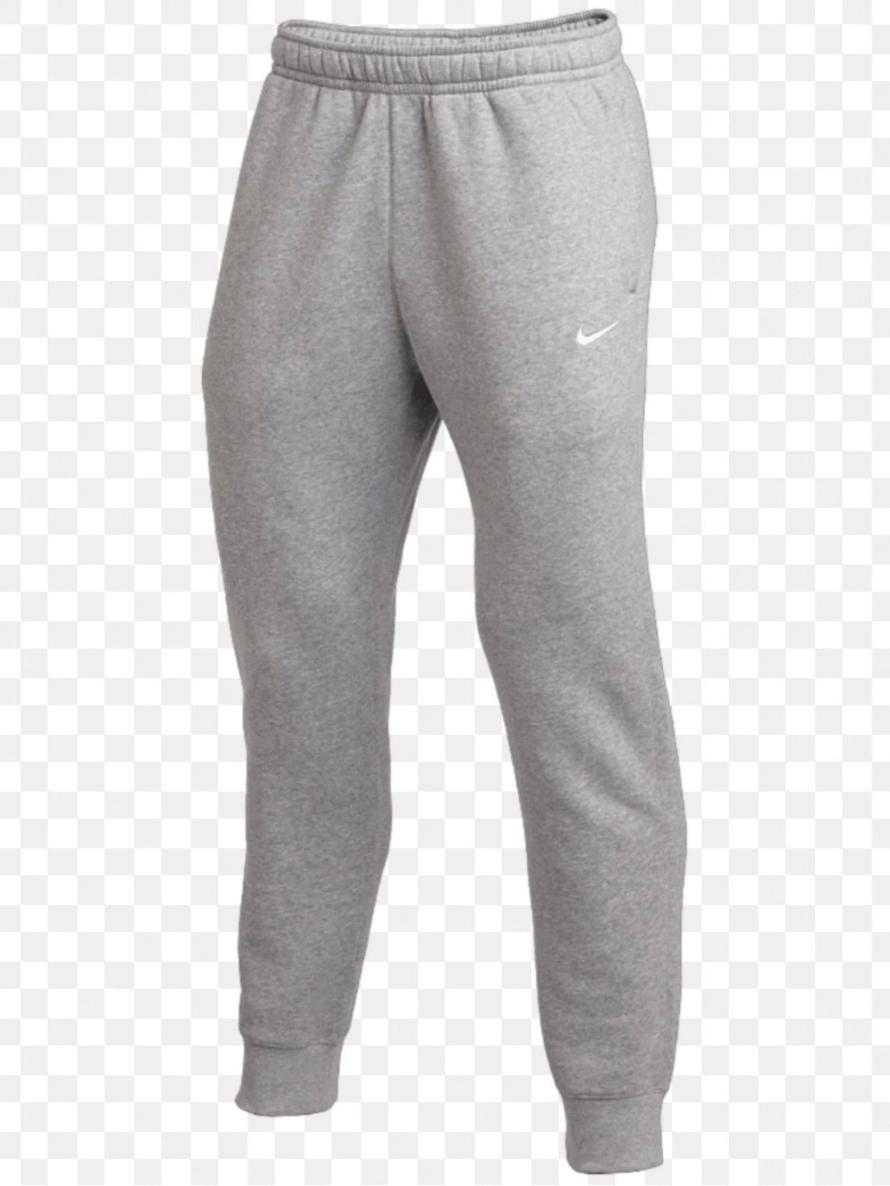Nike Club Fleece Jogger Tapered Pants in heather gray